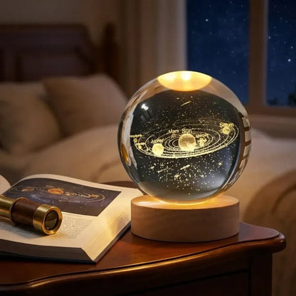 3d crystal lamp ball (assorted design)