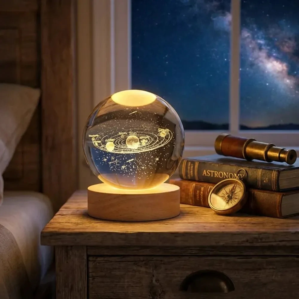3d crystal lamp ball (assorted design)