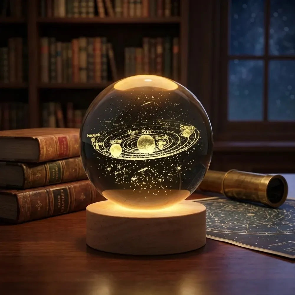 3d crystal lamp ball (assorted design)
