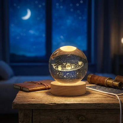 3d crystal lamp ball (assorted design)