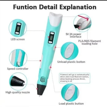 3d drawing pen for kids – pack of 1