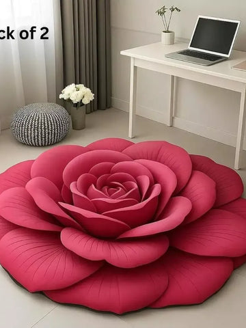 3D Flower Bath Mats