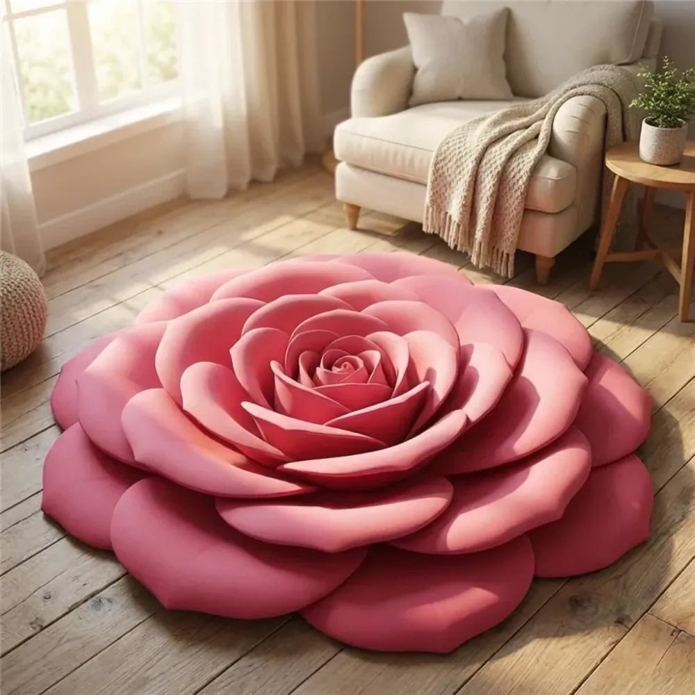 3d flower bath mats - home essentials
