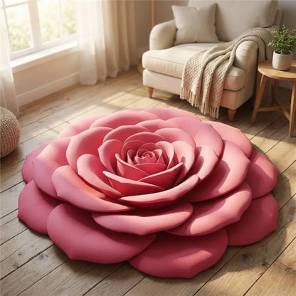 3d flower bath mats - home essentials