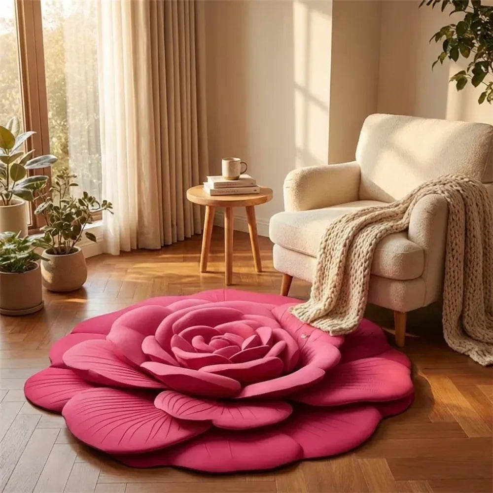 3d flower bath mats - home essentials