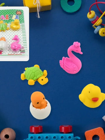 3D Fun Shape Erasers