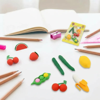 3d fun shape erasers - office