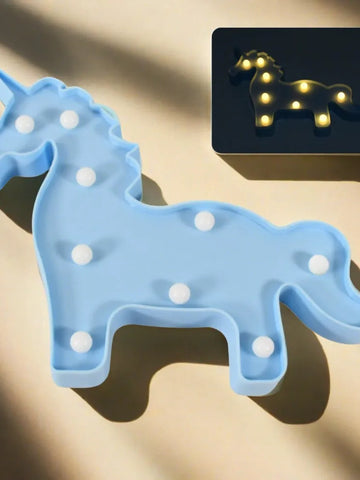3d Led Night Light Table Lamp For Party Birthday Wedding Atmosphere Battery Operated Decorative Light Nursery Lamp For Bedroom And Wall Decoration For Children Bedroom Wall Light (1 Pc  Battery Not Included)
