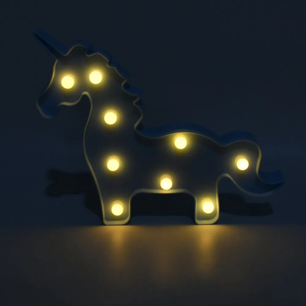 3d led night light table lamp for party birthday wedding atmosphere battery operated decorative nursery bedroom