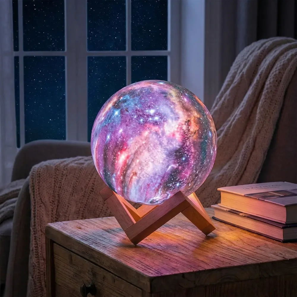3d moon lamp humidifier - office