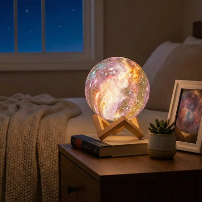 3d moon lamp humidifier - office