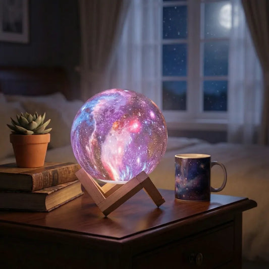 3d moon lamp humidifier - office