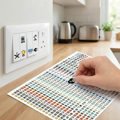 3d premium switch stickers – 149 pcs