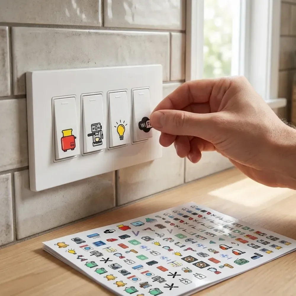 3d premium switch stickers – 149 pcs