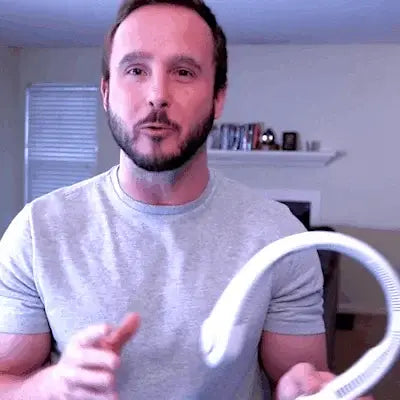 Hands free cooling neck fan
