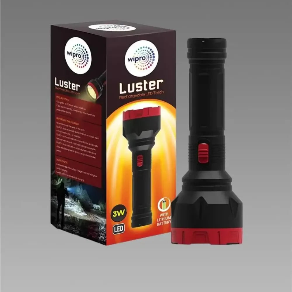 3w led rechargeable torch