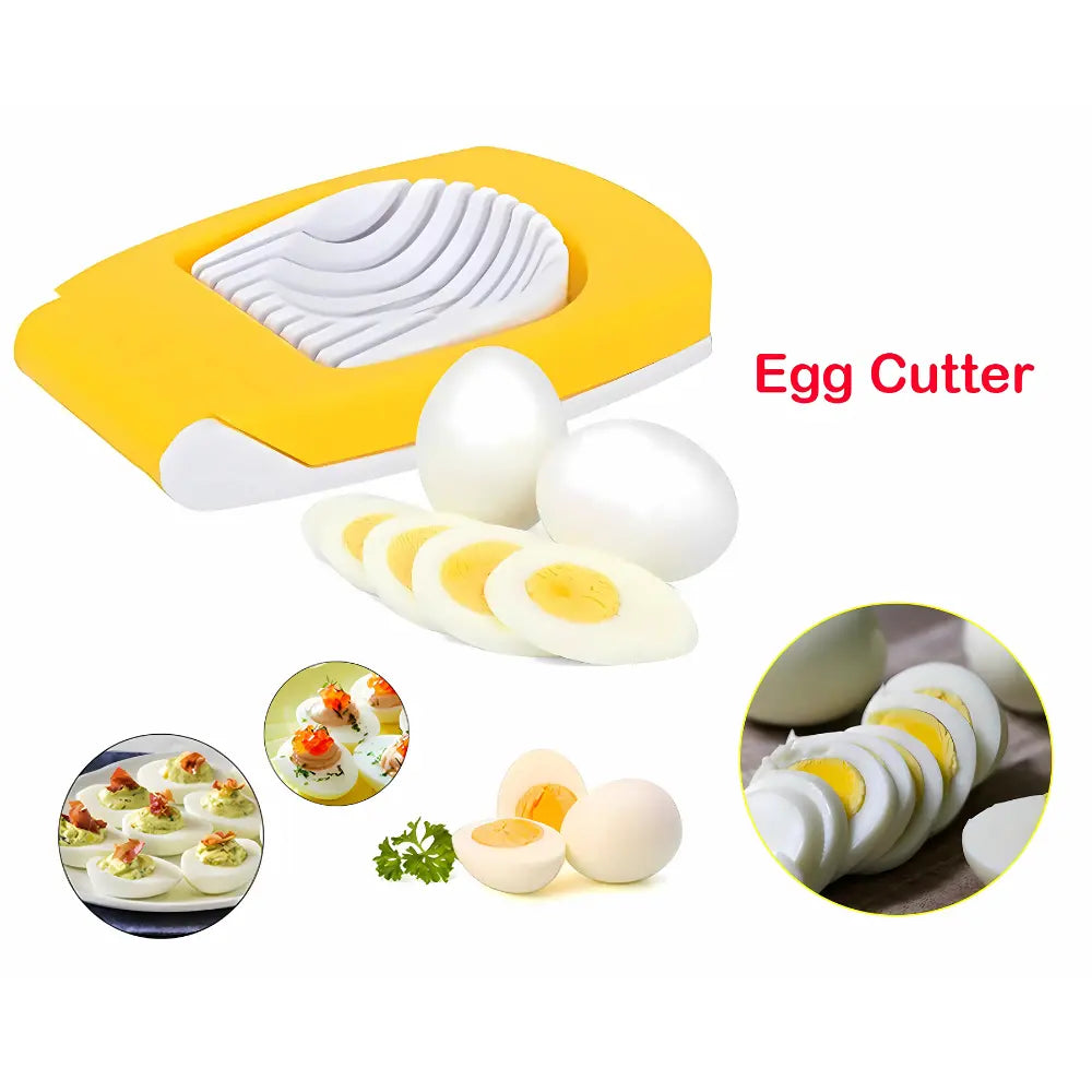 Effortless egg slicer