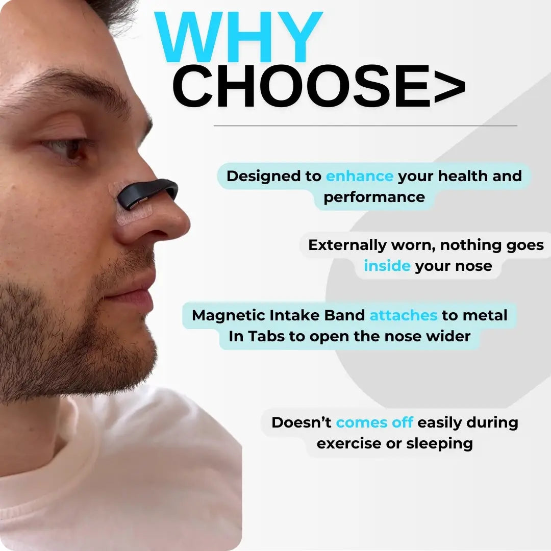 Magnetic nasal breathing strips