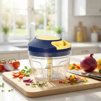 4-blade manual chopper – 650ml - home & kitchen