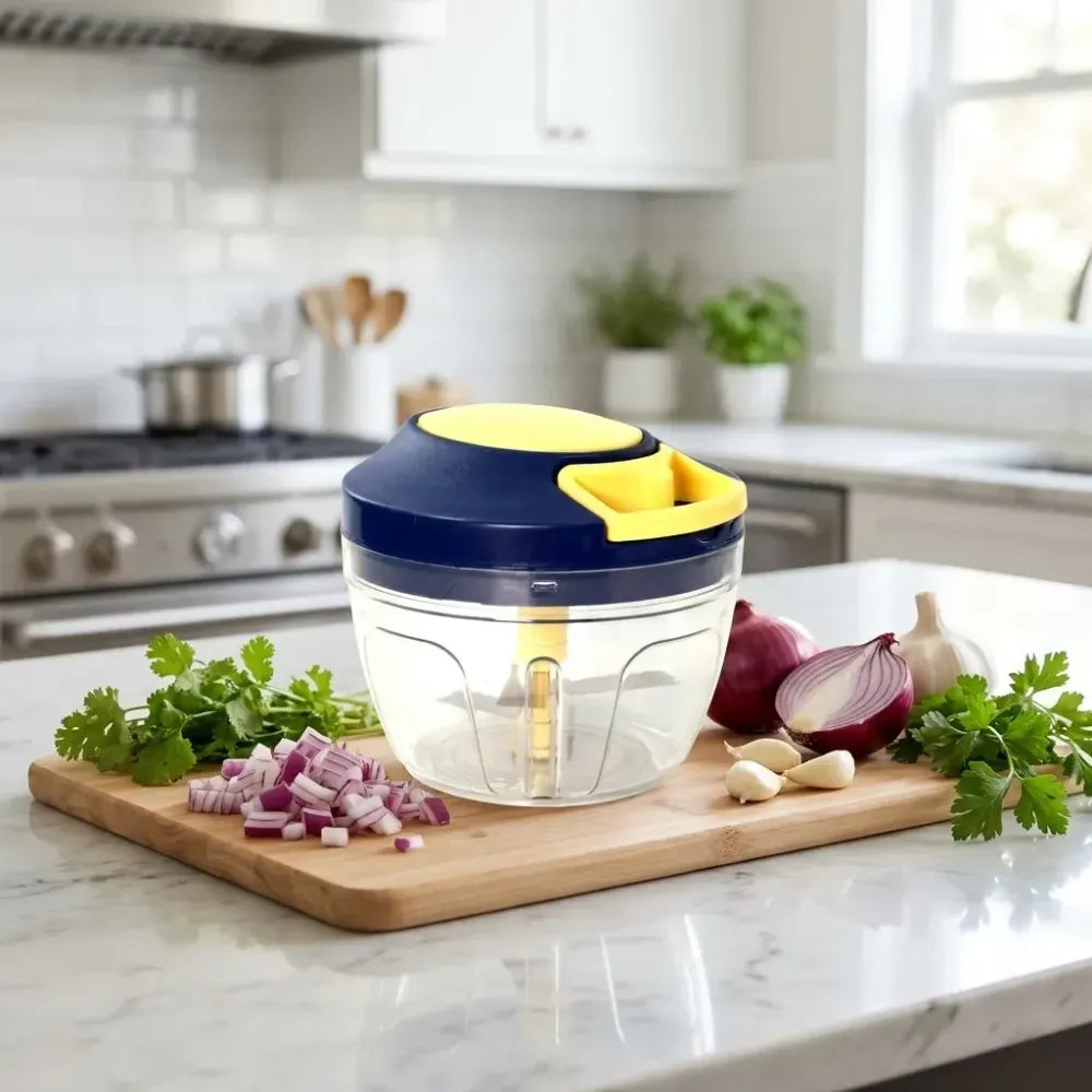 4-blade manual chopper – 650ml - home & kitchen