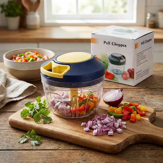 4-blade vegetable & fruit chopper - home kitchen