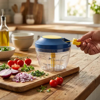 4-blade vegetable & fruit chopper - home kitchen