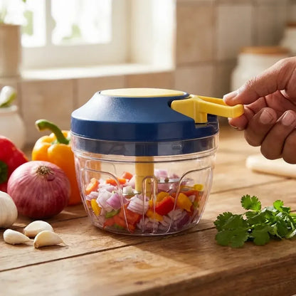 4-blade vegetable & fruit chopper - home kitchen