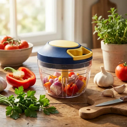 4-blade vegetable & fruit chopper - home kitchen