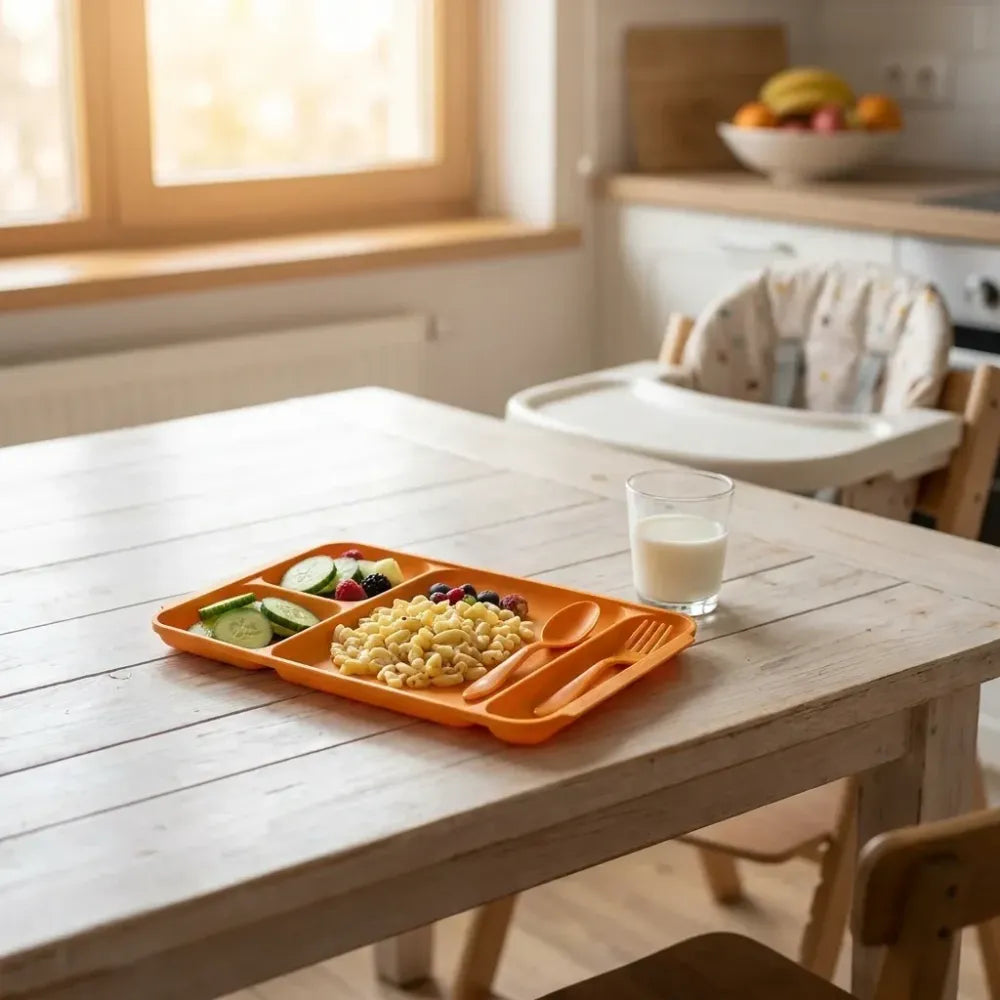 4-compartment dinner plate set - home & kitchen