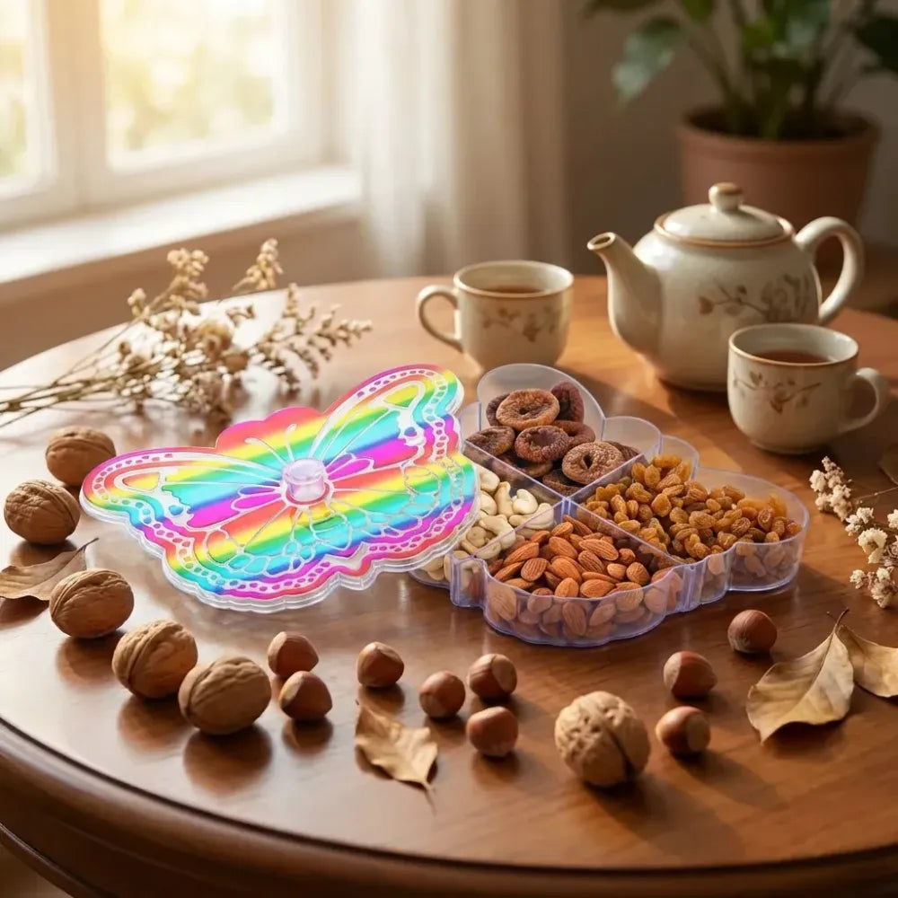 4-compartment dry fruit box - kitchen tool