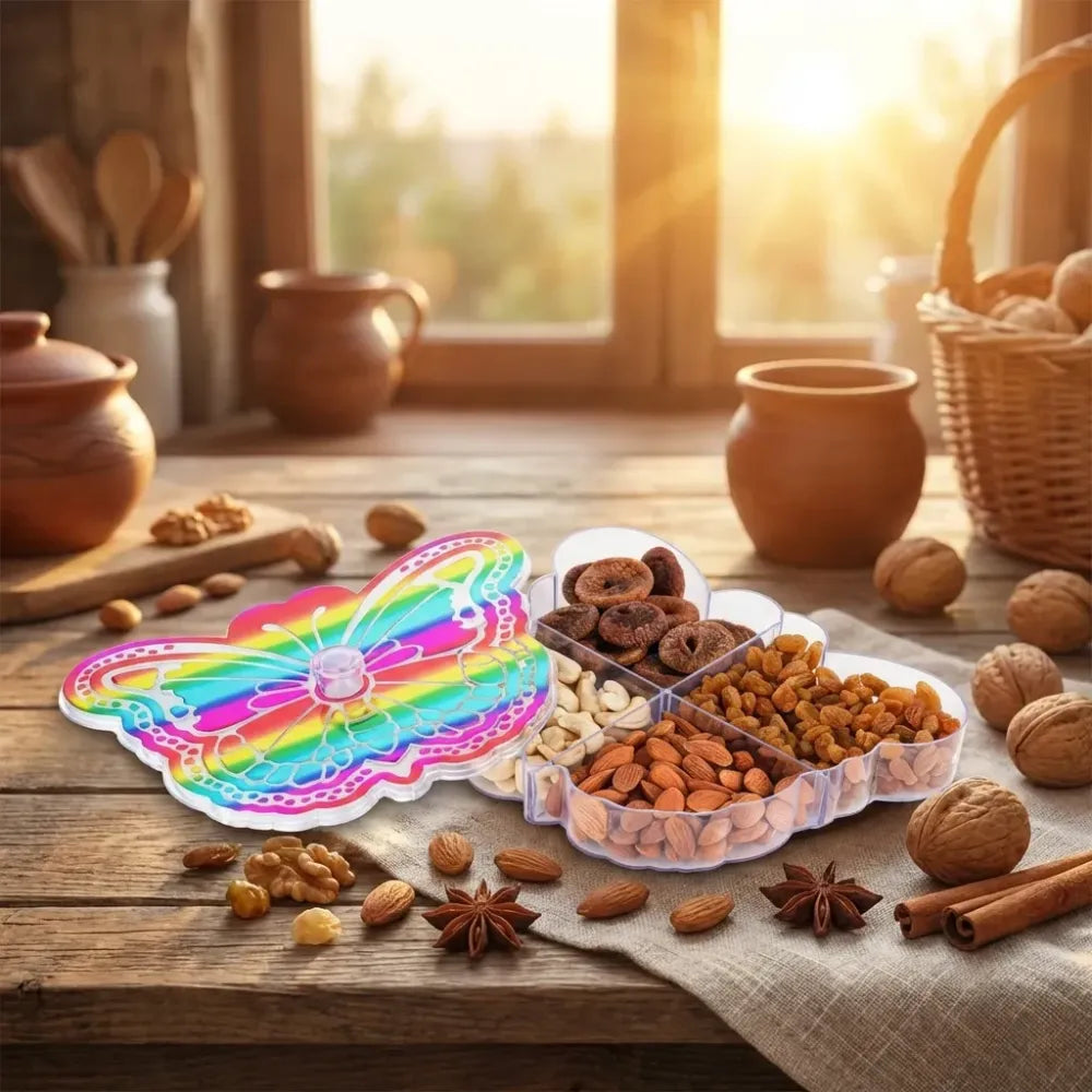 4-compartment dry fruit box - kitchen tool
