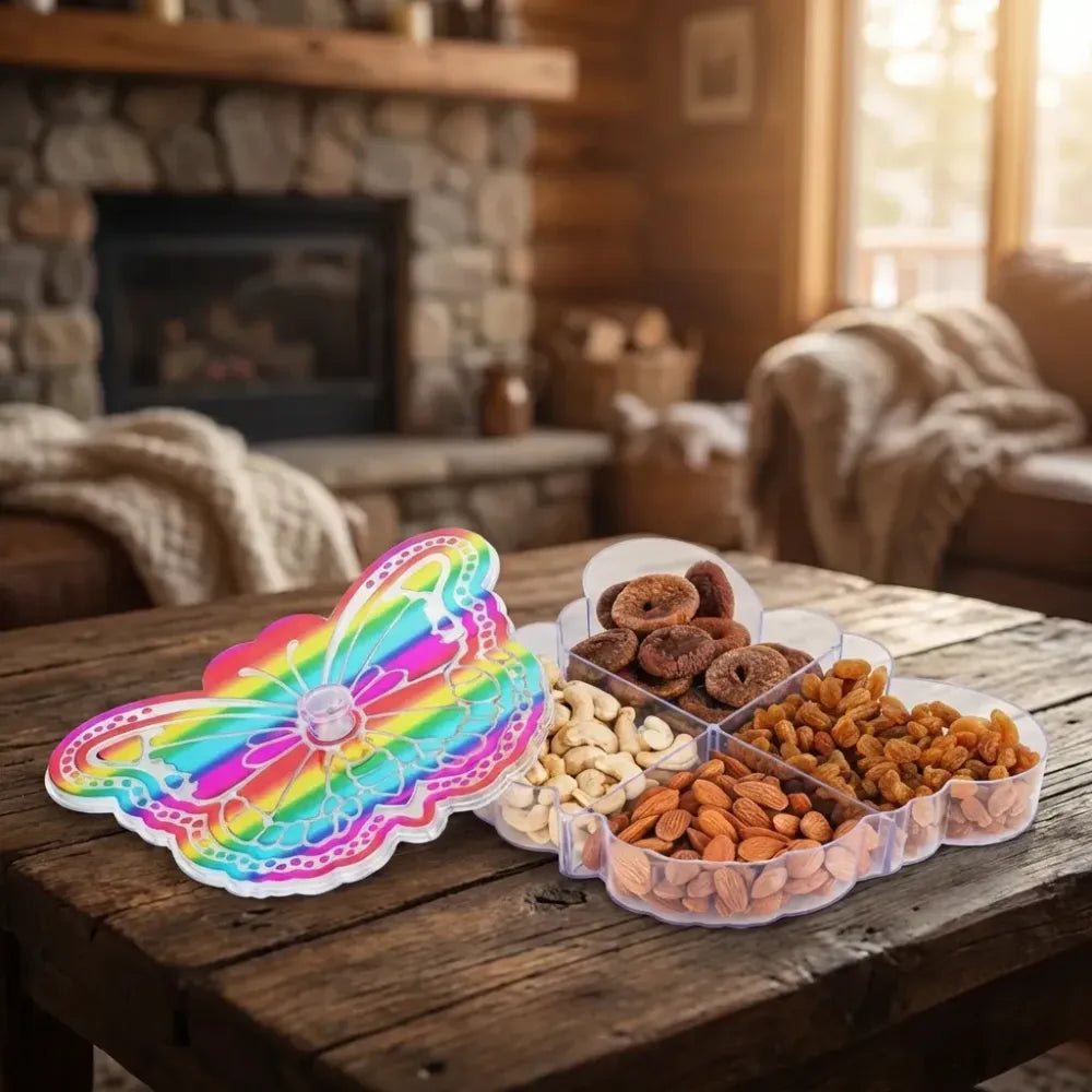 4-compartment dry fruit box - kitchen tool