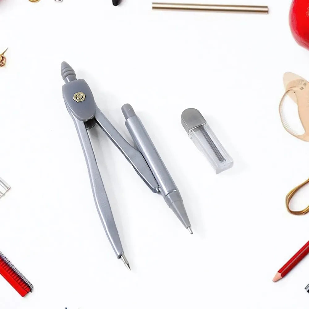 4-in-1 premium geometry compass set for students and professionals - office