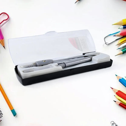 4-in-1 premium geometry compass set for students and professionals - office