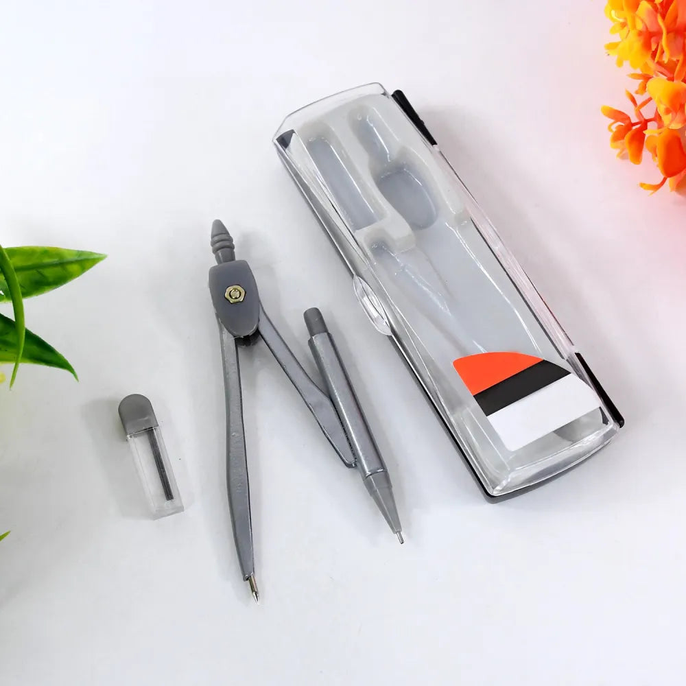 4-in-1 premium geometry compass set for students and professionals - office