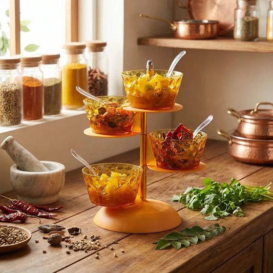 4-in-1 rotating spice rack - home & kitchen