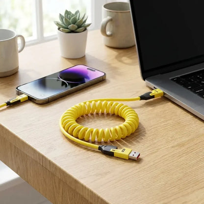 4 in 1 spring data cable