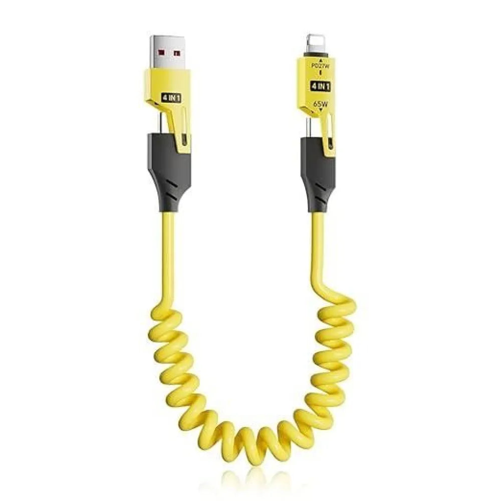 4 in 1 spring data cable