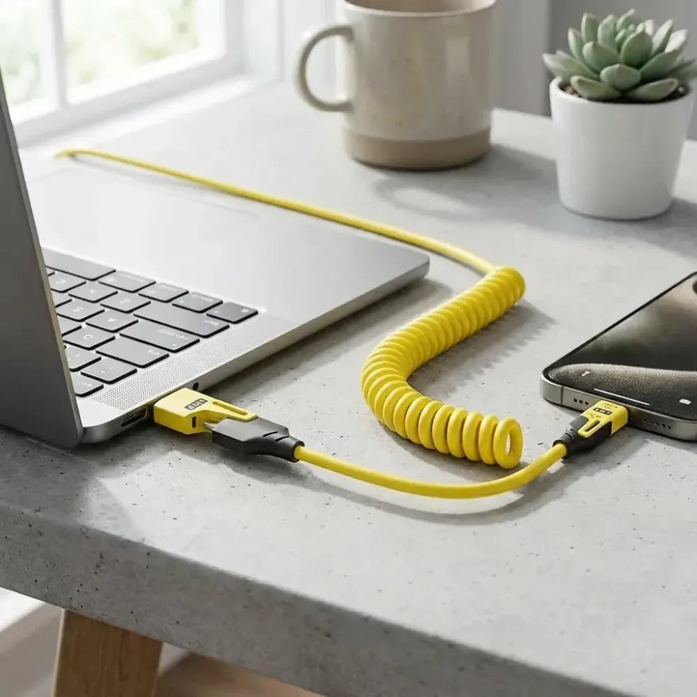4 in 1 spring data cable
