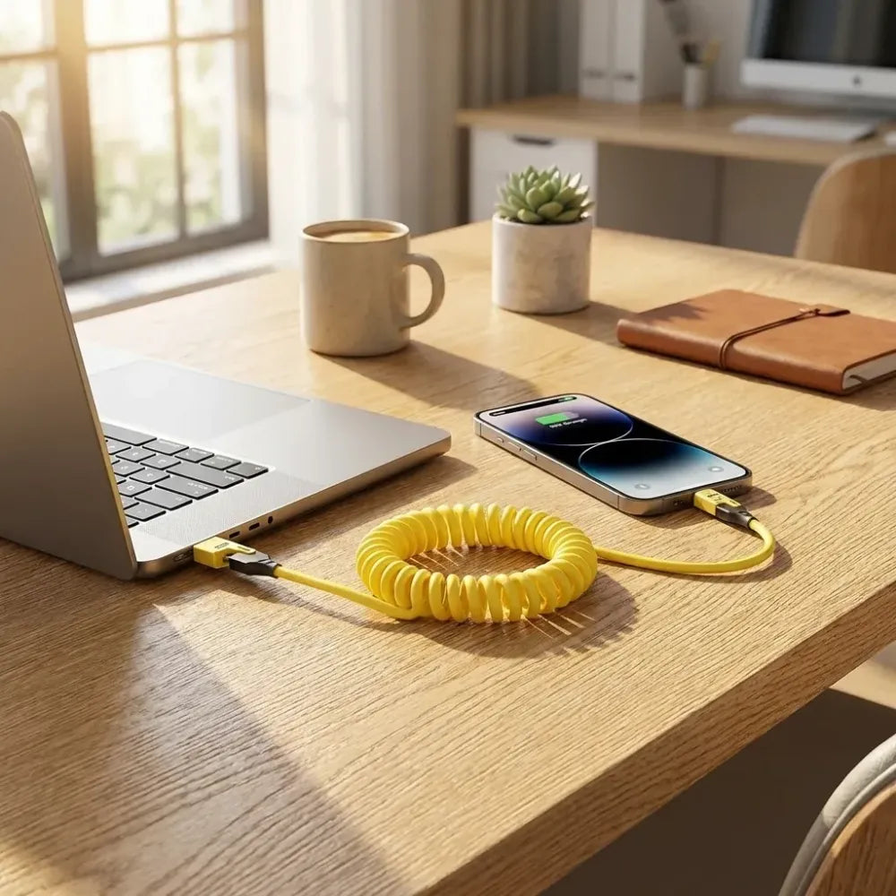 4 in 1 spring data cable