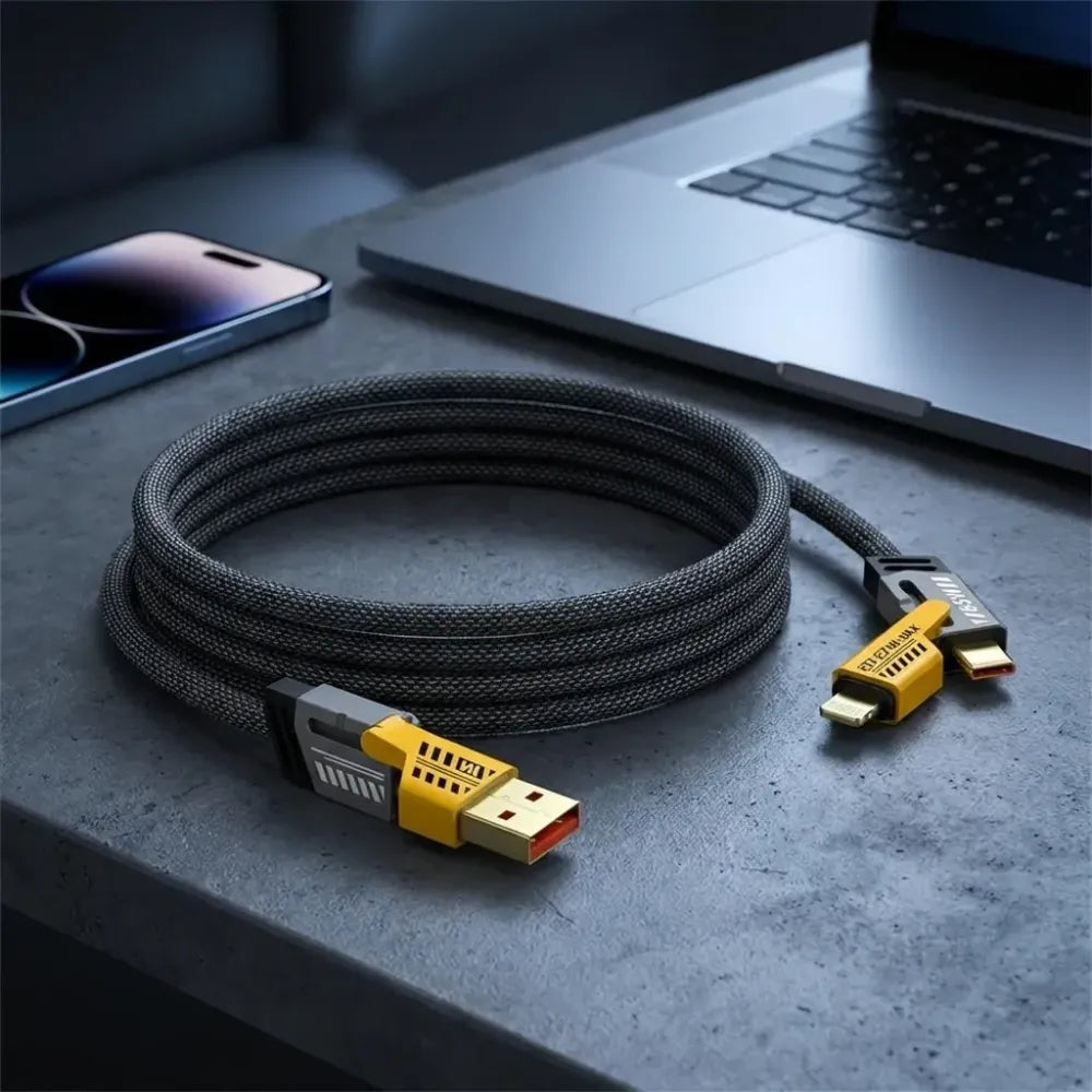 4-in-1 usb c lightning cable