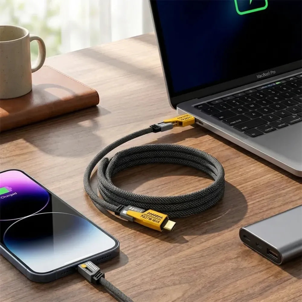 4-in-1 usb c lightning cable