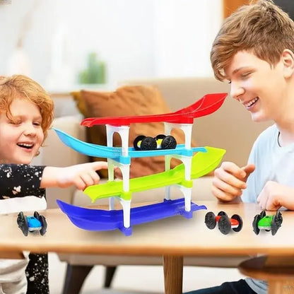 4-level ramp racer toy set