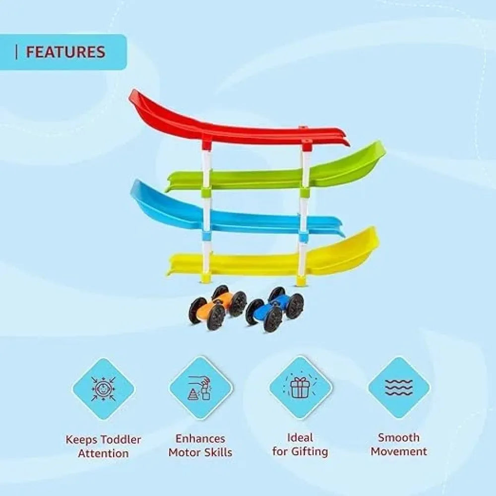 4-level ramp racer toy set