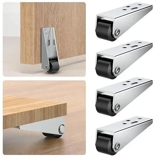 4 pcs metal caster wheels