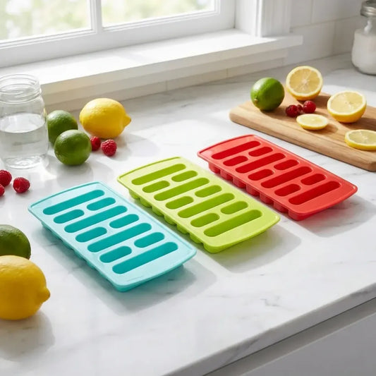 4-piece fancy ice tray set - home & kitchen