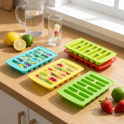 4-piece fancy ice tray set - home & kitchen