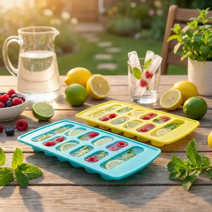 4-piece fancy ice tray set - home & kitchen