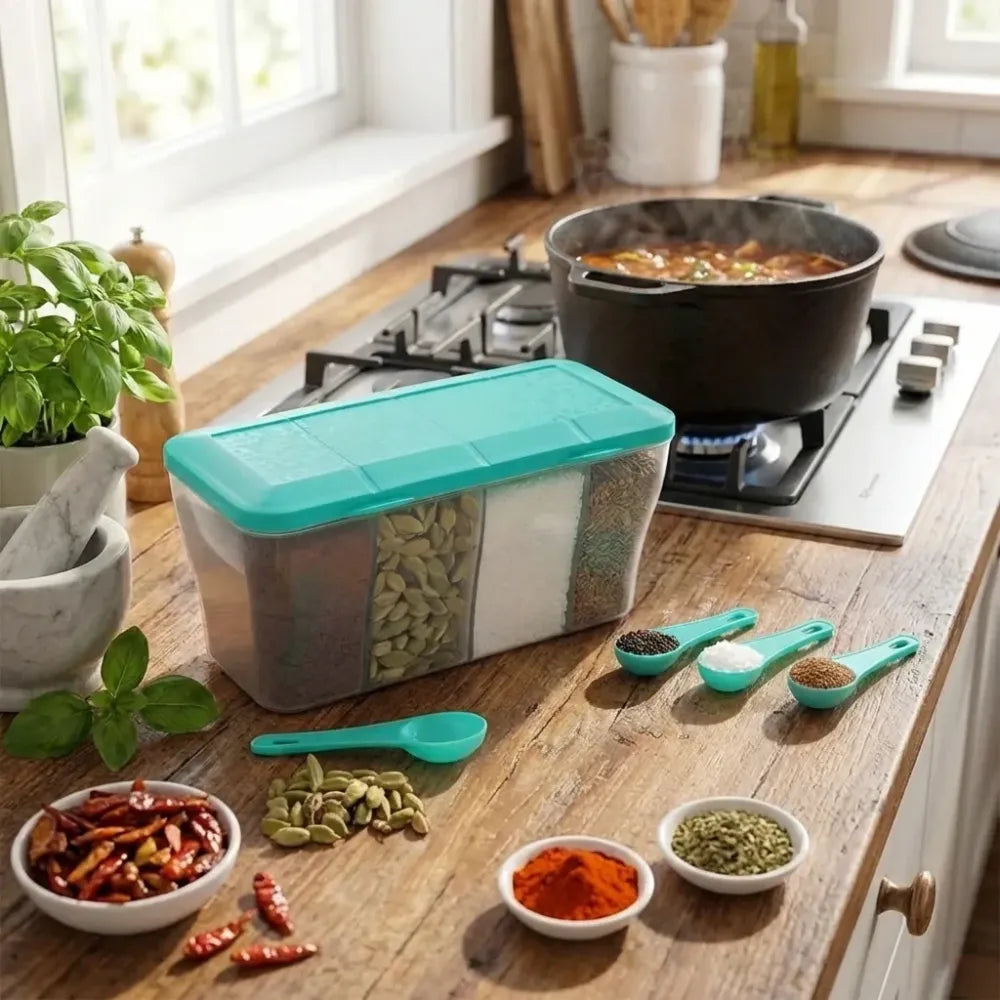 4-section masala box - home & kitchen