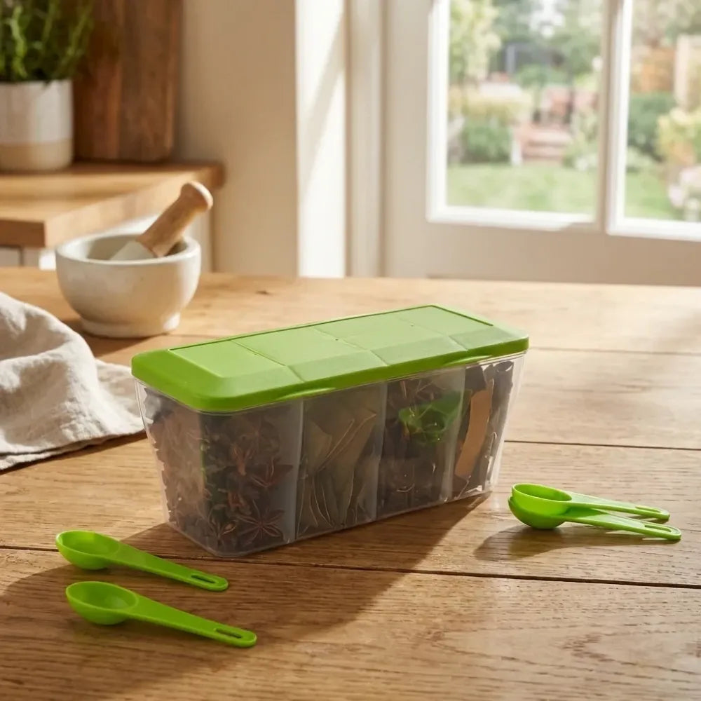 4-section masala box - home & kitchen
